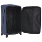 vidaXL 3-tlg. Weichgepäck Trolley-Set Marineblau vidaXL 3-tlg. Weichgepäck Trolley-Set Marineblau