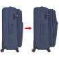 vidaXL 3-tlg. Weichgepäck Trolley-Set Marineblau vidaXL 3-tlg. Weichgepäck Trolley-Set Marineblau