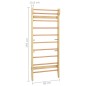 vidaXL Sprossenwand 80x15,8x195 cm Holz vidaXL Sprossenwand 80x15,8x195 cm Holz