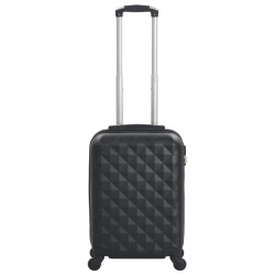 vidaXL Hartschalen-Trolley Schwarz ABS