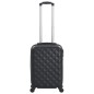vidaXL Hartschalen-Trolley Schwarz ABS vidaXL Hartschalen-Trolley Schwarz ABS