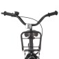 vidaXL Kinderfahrrad mit Frontgepäckträger 20 Zoll Schwarz und Orange vidaXL Kinderfahrrad mit Frontgepäckträger 20 Zoll Schwarz und Orange