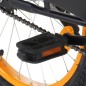 vidaXL Kinderfahrrad mit Frontgepäckträger 20 Zoll Schwarz und Orange vidaXL Kinderfahrrad mit Frontgepäckträger 20 Zoll Schwarz und Orange