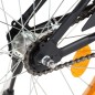 vidaXL Kinderfahrrad mit Frontgepäckträger 20 Zoll Schwarz und Orange vidaXL Kinderfahrrad mit Frontgepäckträger 20 Zoll Schwarz und Orange