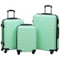 vidaXL Hartschalen-Trolley-Set 3 Stk. Minzgrün ABS vidaXL Hartschalen-Trolley-Set 3 Stk. Minzgrün ABS