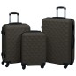 vidaXL Hartschalen-Trolley-Set 3 Stk. Anthrazit ABS vidaXL Hartschalen-Trolley-Set 3 Stk. Anthrazit ABS