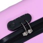 vidaXL Hartschalen-Trolley Rosa ABS vidaXL Hartschalen-Trolley Rosa ABS