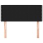 Kopfteil Schwarz 90x5x78/88 cm Stoff
