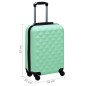 vidaXL Hartschalen-Trolley Minzgrün ABS vidaXL Hartschalen-Trolley Minzgrün ABS