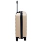 vidaXL Hartschalen-Trolley Golden ABS vidaXL Hartschalen-Trolley Golden ABS