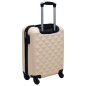 vidaXL Hartschalen-Trolley Golden ABS vidaXL Hartschalen-Trolley Golden ABS