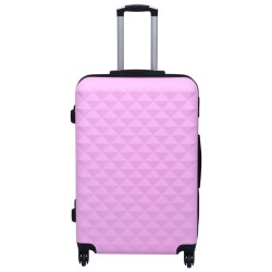 vidaXL Hartschalen-Trolley Rosa ABS