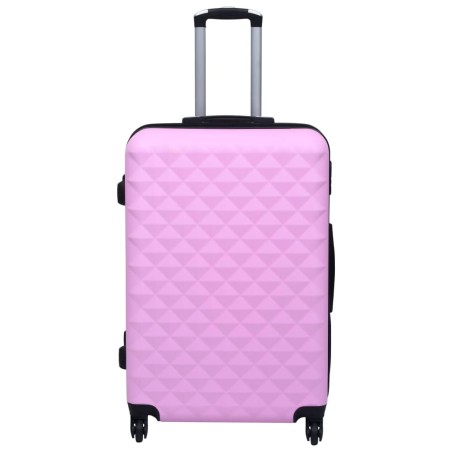 vidaXL Hartschalen-Trolley Rosa ABS