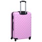 vidaXL Hartschalen-Trolley-Set 2 Stk. Rosa ABS vidaXL Hartschalen-Trolley-Set 2 Stk. Rosa ABS