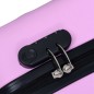 vidaXL Hartschalen-Trolley-Set 2 Stk. Rosa ABS vidaXL Hartschalen-Trolley-Set 2 Stk. Rosa ABS