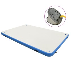 vidaXL Aufblasbare Schwimmmatte Blau und Weiß 200x150x15 cm 