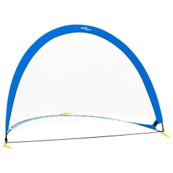 vidaXL Kinder Fußballtore 2 Stk. Aufbewahrungstasche 183x117,5x120,5cm