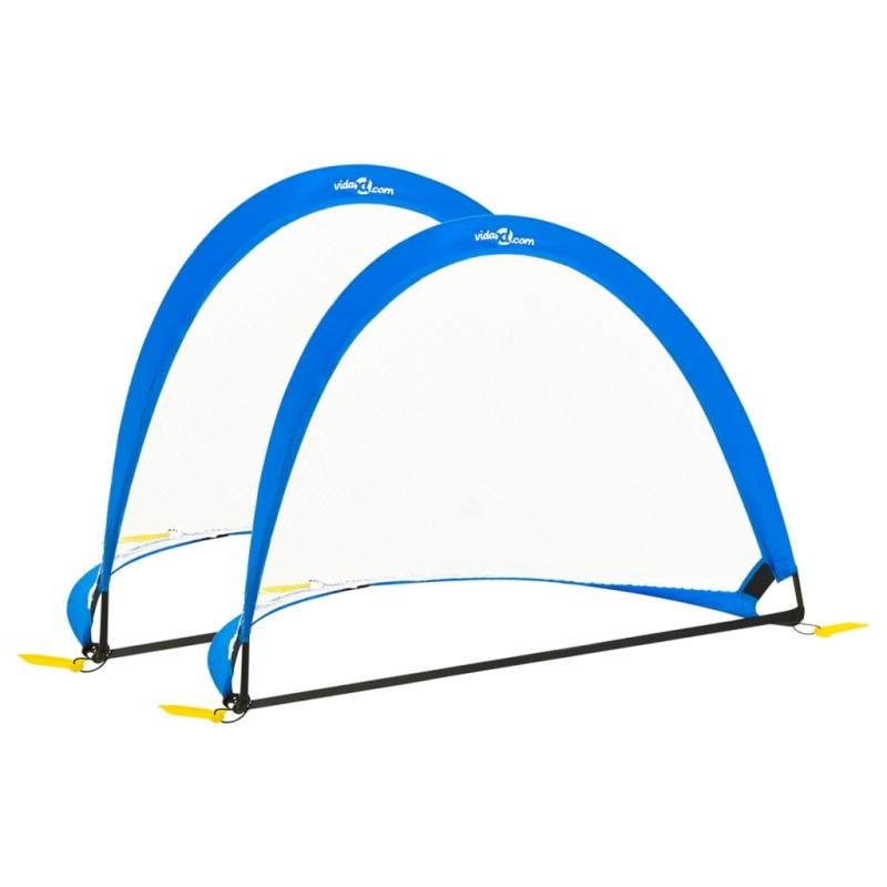 vidaXL Fußballtore Kinder 2 Stk. mit Aufbewahrungstasche 119x82x84,5cm vidaXL Fußballtore Kinder 2 Stk. mit Aufbewahrungstasche 119x82x84,5cm