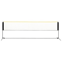 vidaXL Badmintonnetz Verstellbar 500x103x94-158 cm Metall  
