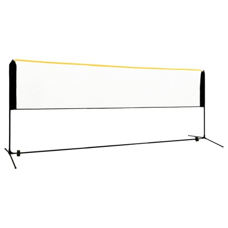 vidaXL Badmintonnetz Verstellbar 400x103x94-158 cm Metall  