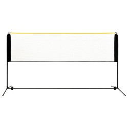 vidaXL Badmintonnetz Verstellbar 300x103x94-158 cm Metall  
