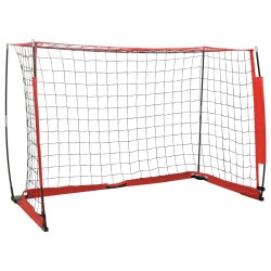 vidaXL Fußballtor 184x91x124,5 cm Stahl