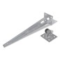 vidaXL Bodenanker und Strebenplatte 2 Stk. Stahl vidaXL Bodenanker und Strebenplatte 2 Stk. Stahl