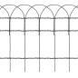 vidaXL Beetzaun Pulverbeschichtetes Eisen 25×0,4 m vidaXL Beetzaun Pulverbeschichtetes Eisen 25×0,4 m