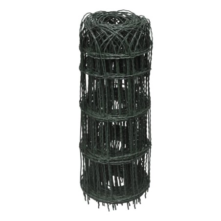 vidaXL Beetzaun Pulverbeschichtetes Eisen 25×0,65 m