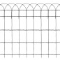 vidaXL Beetzaun Pulverbeschichtetes Eisen 25×0,65 m vidaXL Beetzaun Pulverbeschichtetes Eisen 25×0,65 m
