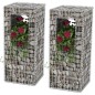 vidaXL Gabionenkorb Pfosten/Pflanzkasten 2 Stk. Stahl 50×50×120 cm vidaXL Gabionenkorb Pfosten/Pflanzkasten 2 Stk. Stahl 50×50×120 cm
