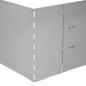 vidaXL Rasenzäune 5 Stk. Verzinkter Stahl 100x20 cm vidaXL Rasenzäune 5 Stk. Verzinkter Stahl 100x20 cm