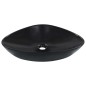 vidaXL Waschbecken 58,5 x 39 x 14 cm Keramik Schwarz vidaXL Waschbecken 58,5 x 39 x 14 cm Keramik Schwarz