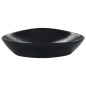 vidaXL Waschbecken 58,5 x 39 x 14 cm Keramik Schwarz vidaXL Waschbecken 58,5 x 39 x 14 cm Keramik Schwarz
