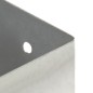 vidaXL Pfostenanker 4 Stk. Verzinktes Metall 121 mm vidaXL Pfostenanker 4 Stk. Verzinktes Metall 121 mm