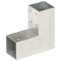 vidaXL Pfostenverbinder 4 Stk. L-Form Verzinktes Metall 71 x 71 mm vidaXL Pfostenverbinder 4 Stk. L-Form Verzinktes Metall 71 x 71 mm