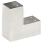 vidaXL Pfostenverbinder 4 Stk. L-Form Verzinktes Metall 71 x 71 mm vidaXL Pfostenverbinder 4 Stk. L-Form Verzinktes Metall 71 x 71 mm