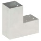 vidaXL Pfostenverbinder 4 Stk. L-Form Verzinktes Metall 81 x 81 mm vidaXL Pfostenverbinder 4 Stk. L-Form Verzinktes Metall 81 x 81 mm
