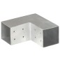 vidaXL Pfostenverbinder 4 Stk. L-Form Verzinktes Metall 81 x 81 mm vidaXL Pfostenverbinder 4 Stk. L-Form Verzinktes Metall 81 x 81 mm