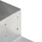 vidaXL Pfostenverbinder 4 Stk. L-Form Verzinktes Metall 81 x 81 mm vidaXL Pfostenverbinder 4 Stk. L-Form Verzinktes Metall 81 x 81 mm