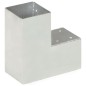 vidaXL Pfostenverbinder 4 Stk. L-Form Verzinktes Metall 91 x 91 mm vidaXL Pfostenverbinder 4 Stk. L-Form Verzinktes Metall 91 x 91 mm