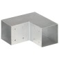 vidaXL Pfostenverbinder 4 Stk. L-Form Verzinktes Metall 91 x 91 mm vidaXL Pfostenverbinder 4 Stk. L-Form Verzinktes Metall 91 x 91 mm