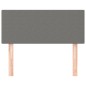 Kopfteil Dunkelgrau 80x5x78/88 cm Stoff Kopfteil Dunkelgrau 80x5x78/88 cm Stoff