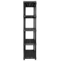 vidaXL Lagerregal 5-Tier Schwarz 91,5x45,7x185 cm Kunststoff vidaXL Lagerregal 5-Tier Schwarz 91,5x45,7x185 cm Kunststoff