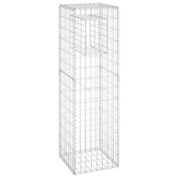 vidaXL Gabionensäule 40x40x140 cm Eisen