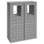 vidaXL Gabionensäulen 2 Stk. 50x50x140 cm Eisen vidaXL Gabionensäulen 2 Stk. 50x50x140 cm Eisen