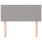 Kopfteil Hellgrau 100x5x78/88 cm Stoff Kopfteil Hellgrau 100x5x78/88 cm Stoff