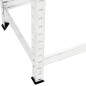 vidaXL Reifenregale mit 2 Böden 2 Stk. Silbern 110x40x110 cm Stahl vidaXL Reifenregale mit 2 Böden 2 Stk. Silbern 110x40x110 cm Stahl