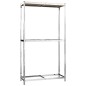vidaXL Reifenregale mit 2 Böden 2 Stk. Silbern 110x40x180 cm Stahl vidaXL Reifenregale mit 2 Böden 2 Stk. Silbern 110x40x180 cm Stahl