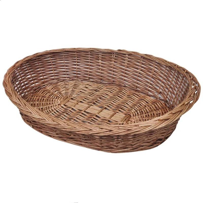 vidaXL Hundebett aus Weide Natur 90 cm vidaXL Hundebett aus Weide Natur 90 cm